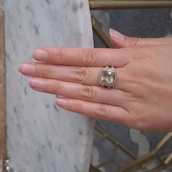 Authentic David Yurman Albion ring, Prasiolite - Picture 11 of 17